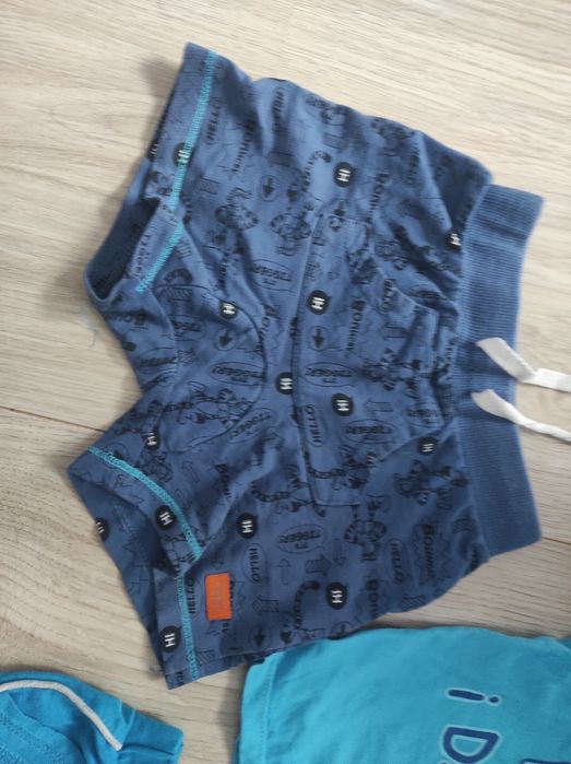 Spodenki bluzka rozm 80 zestaw