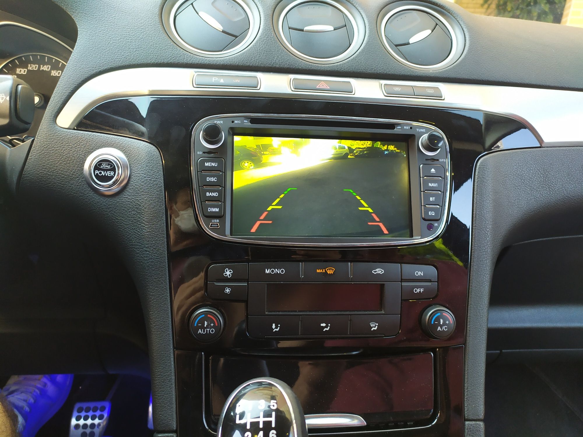 Auto Rádio Ford Focus S- Max Mondeo C-Max GPS Bluetooth USB Android 10