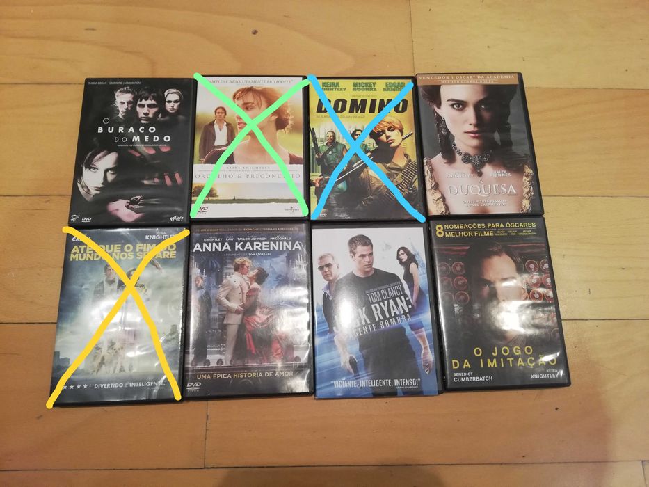 Venda de Filmes - Ator/Atriz - J a L