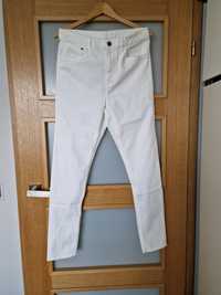HEMA nowe białe spodnie damskie roz 42 skinny