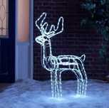 Renifer LED DUŻY XXL! - Ozdoba na Święta! Iluminacja Świecący Jeleń