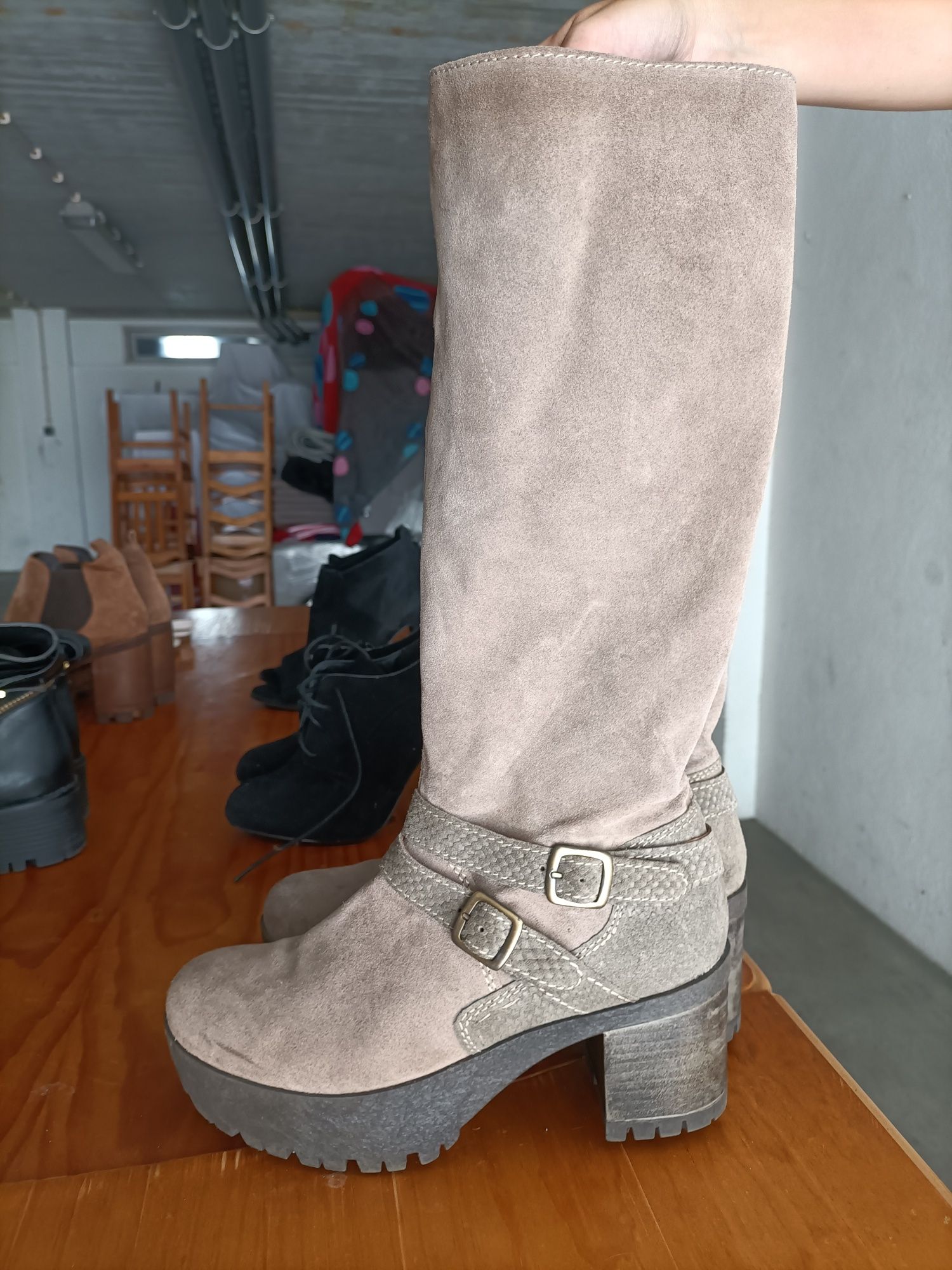 Botas camel n° 38