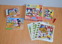 Gra edukacyjna i puzzle Myszka Miki