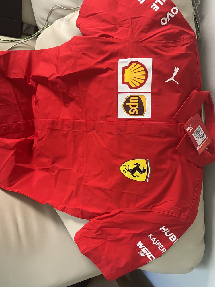 Ferrari Puma Scuderia Formula 1 F1 Camisa de equipa L NOVA