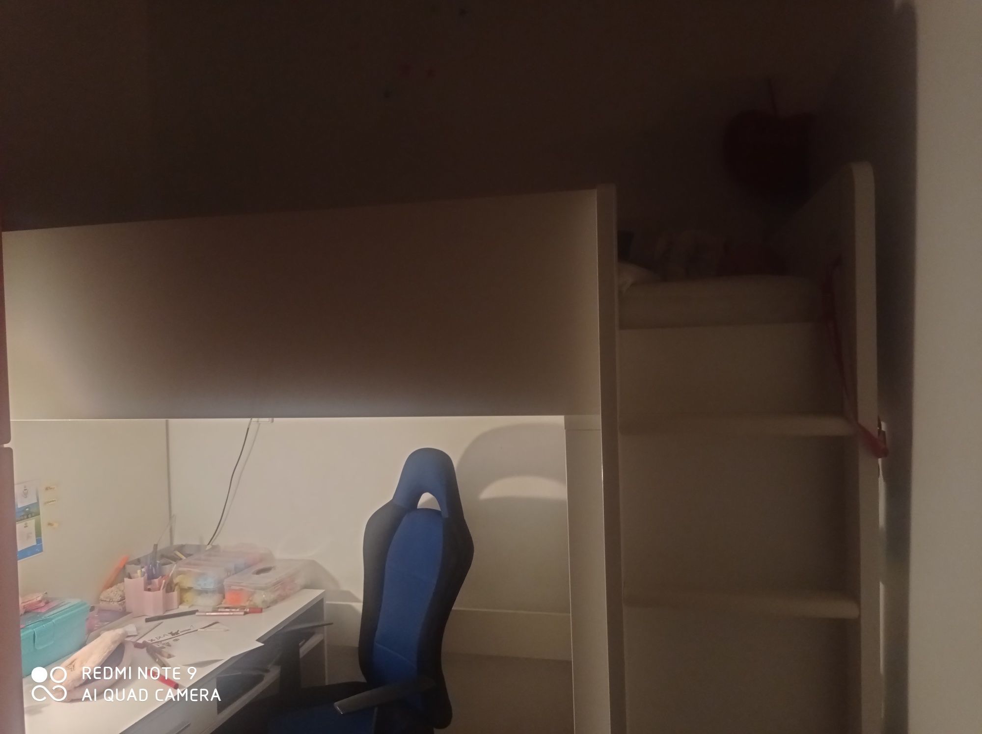 Tylko dzis.Lozko na antresoli IKEA  dla dzieci+materac gratis
