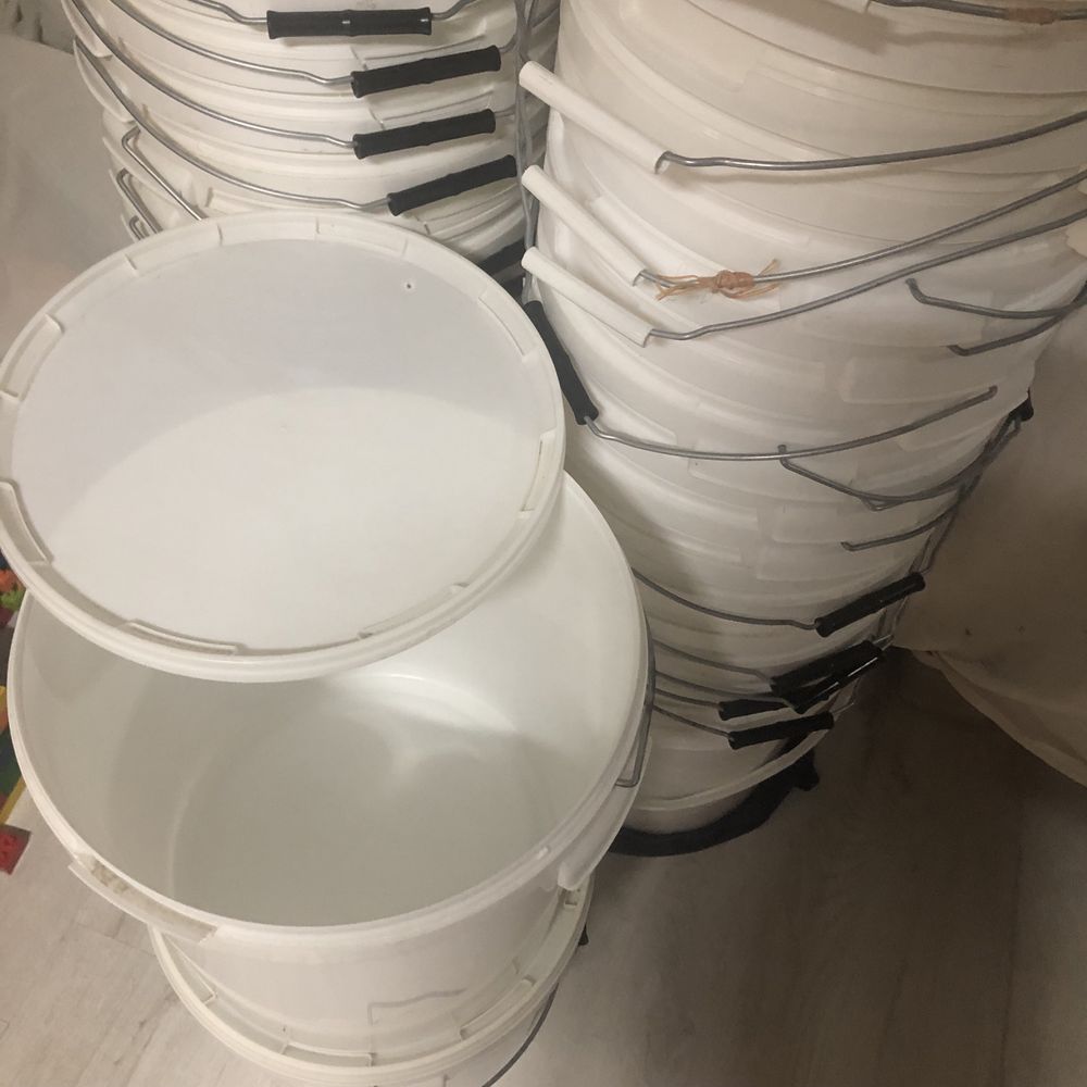 Wiadro plastikowe 20l białe