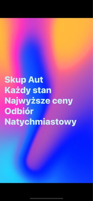 Skup aut Skup samochodów Warszawa+200km odbiór natychmiastowy