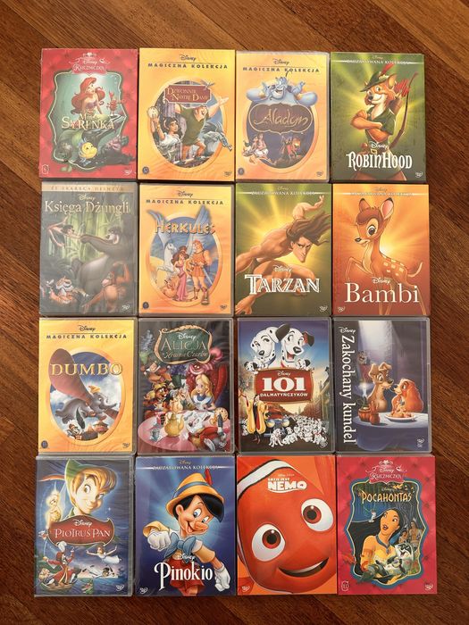 Bajki Disney DVD jak nowe