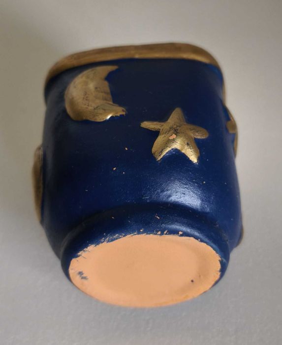 Vela de Natal em Pote de Barro