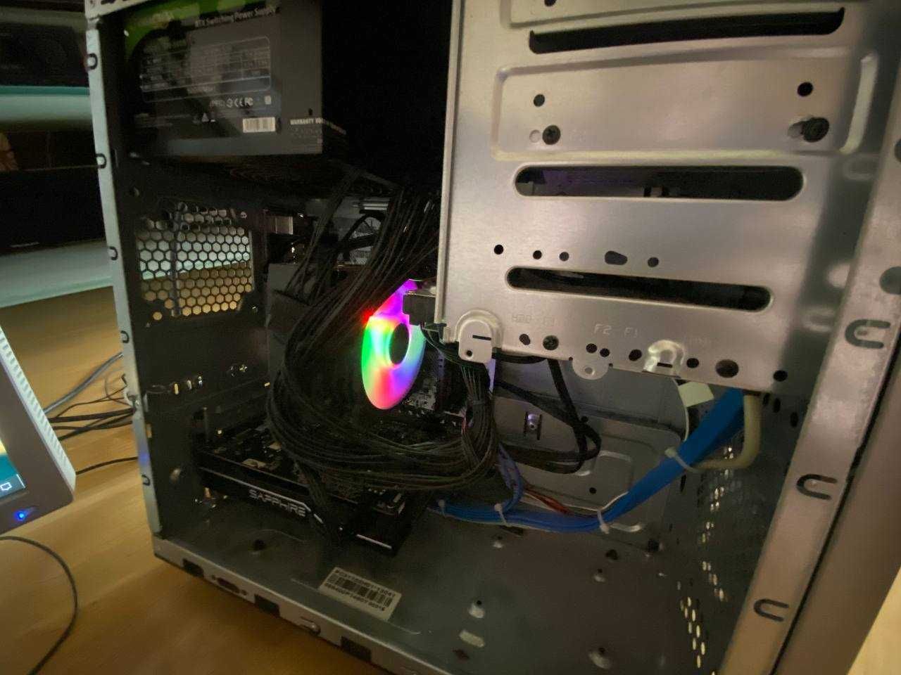 Игровой ПК-AMD Ryzen3/DDR4 16gb/RX 570/120SSD/500HDD/МОНИТОР 24"/AUDIO