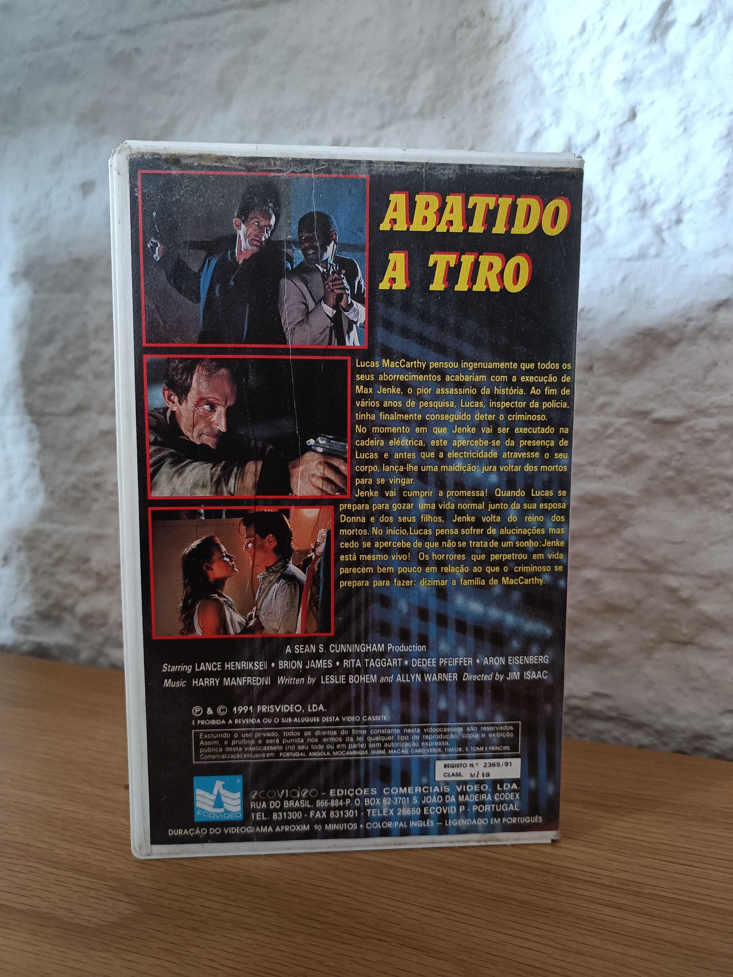 Filme VHS Abatido a Tiro (House 3 / The Horror Show) Sean S. Cunnigham