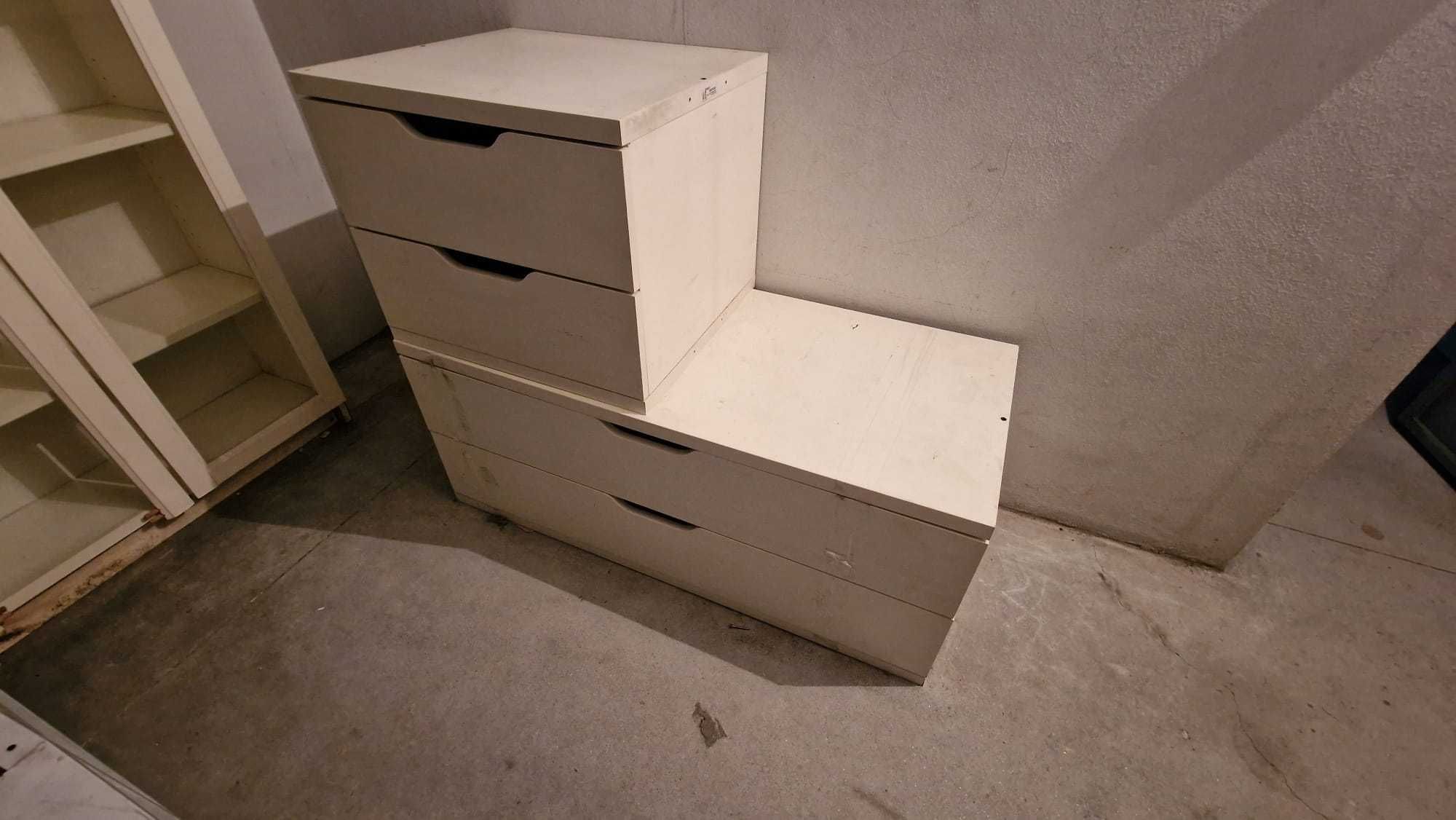 Conjunto de 2 gavetas duplas de arrumação (IKEA STOLMEN)