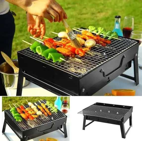 Мангал гриль переносной  BBQ Grill Portable 35 x 27 x 20 см