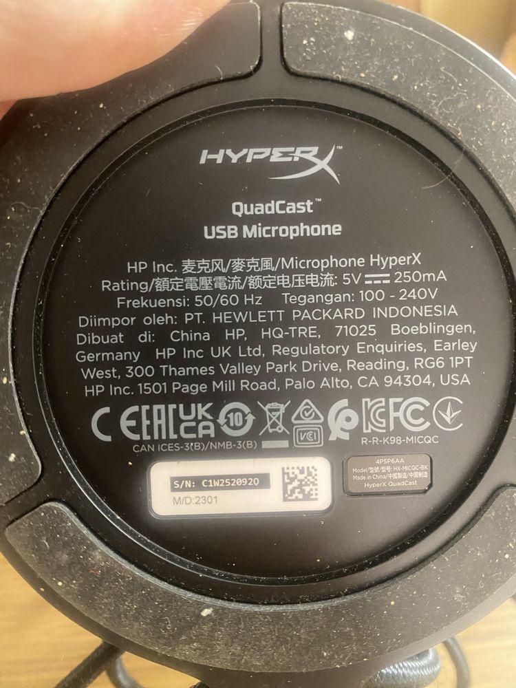 Мікрофон HyperX QuadCast