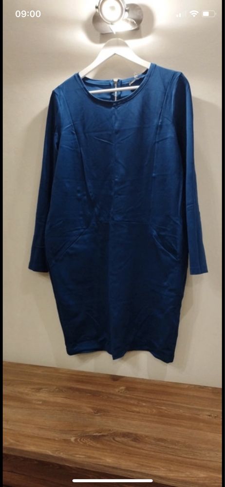 Kobaltowa niebieska sukienka tunika 40 42 Reserved L XL