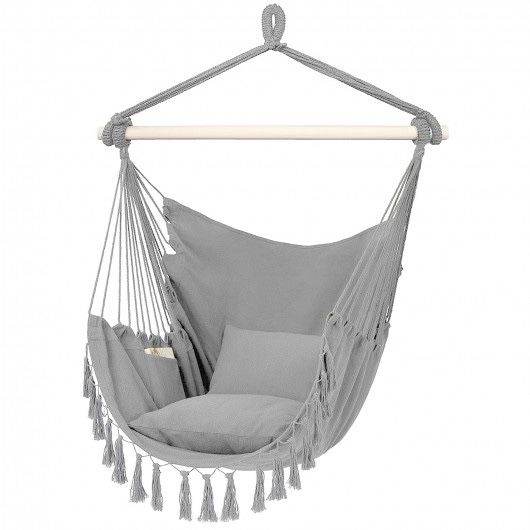 Krzesło wiszące Hamak Brazylijski Dom Taras Ogród Weranda