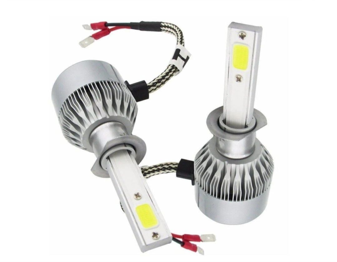 LED лампа H8 C6, 2шт, 36W / Комплект автомобильных ламп / Светодиодные