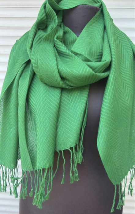 Szalik szal jodelka zielona