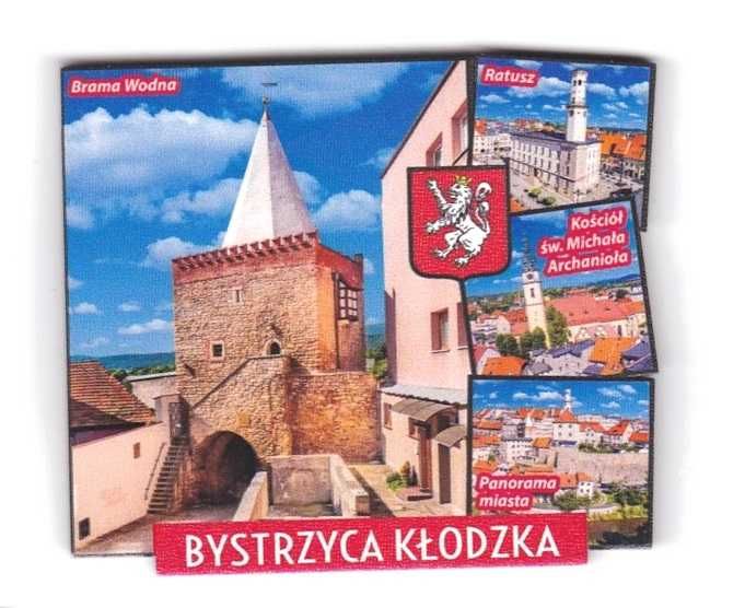BYSTRZYCA KŁODZKA HERB Magnes na lodówkę D142
