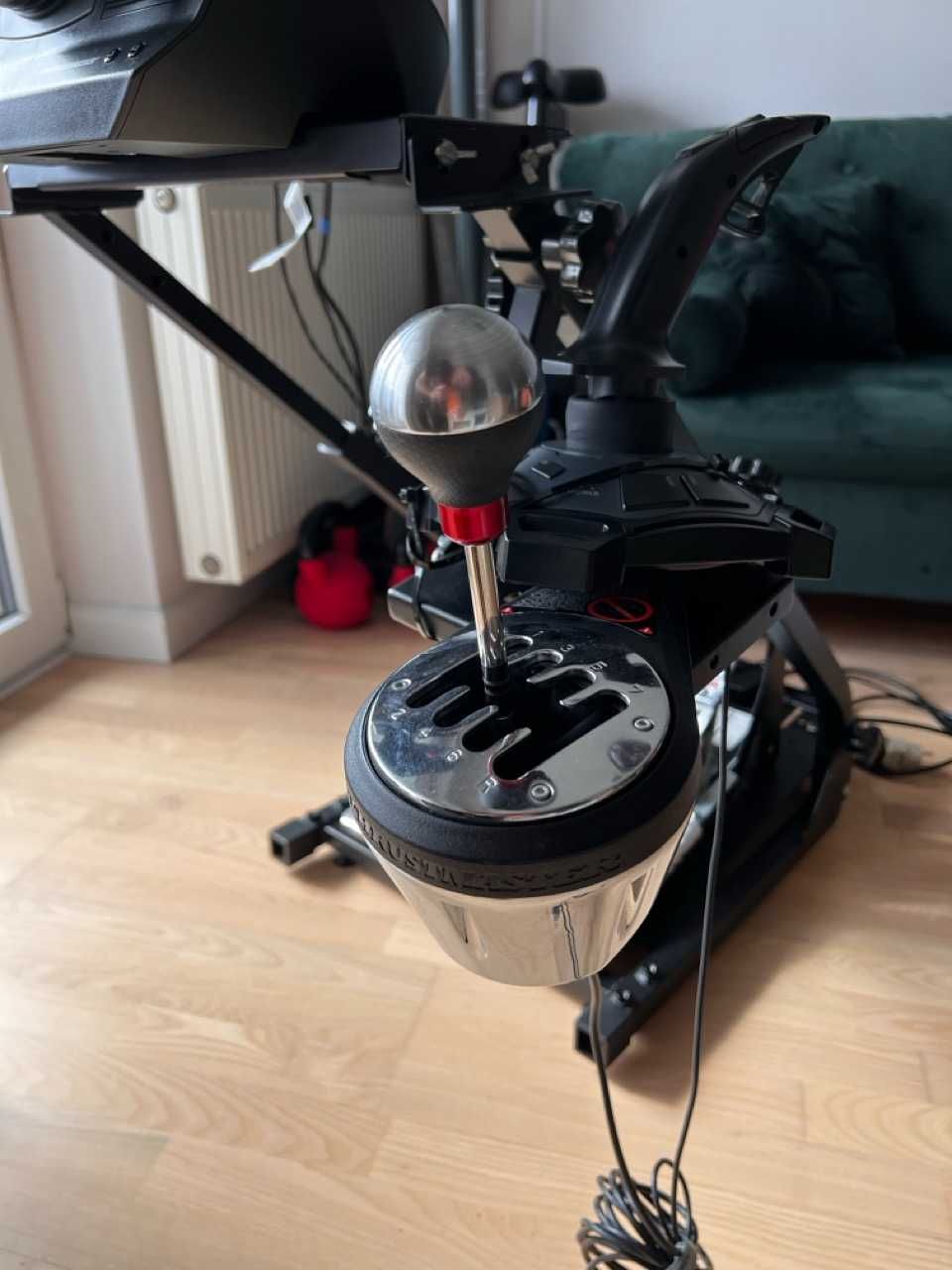 Wheel stand GT Omega + Thrustmaster T500RS + TH8A