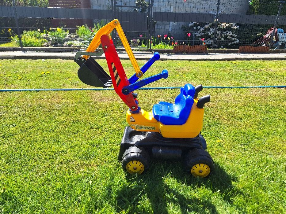 KOPARKA POLSKA DUŻA obrotowa  jezdzik  95CM MAXI Digger  MEGA