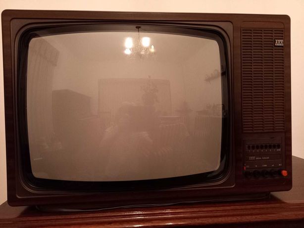Televisão TV antiga marca ITT
