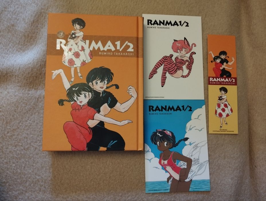 Manga Ranma 1/2 tom 3, twarda oprawa+ dodatki