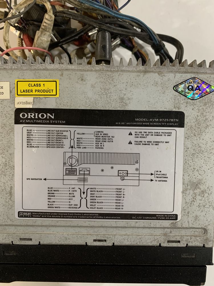 Orion avm-972557btn магнитола