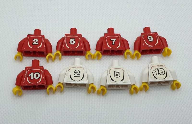 Lego torsy piłka nożna Sports Soccer 8 szt