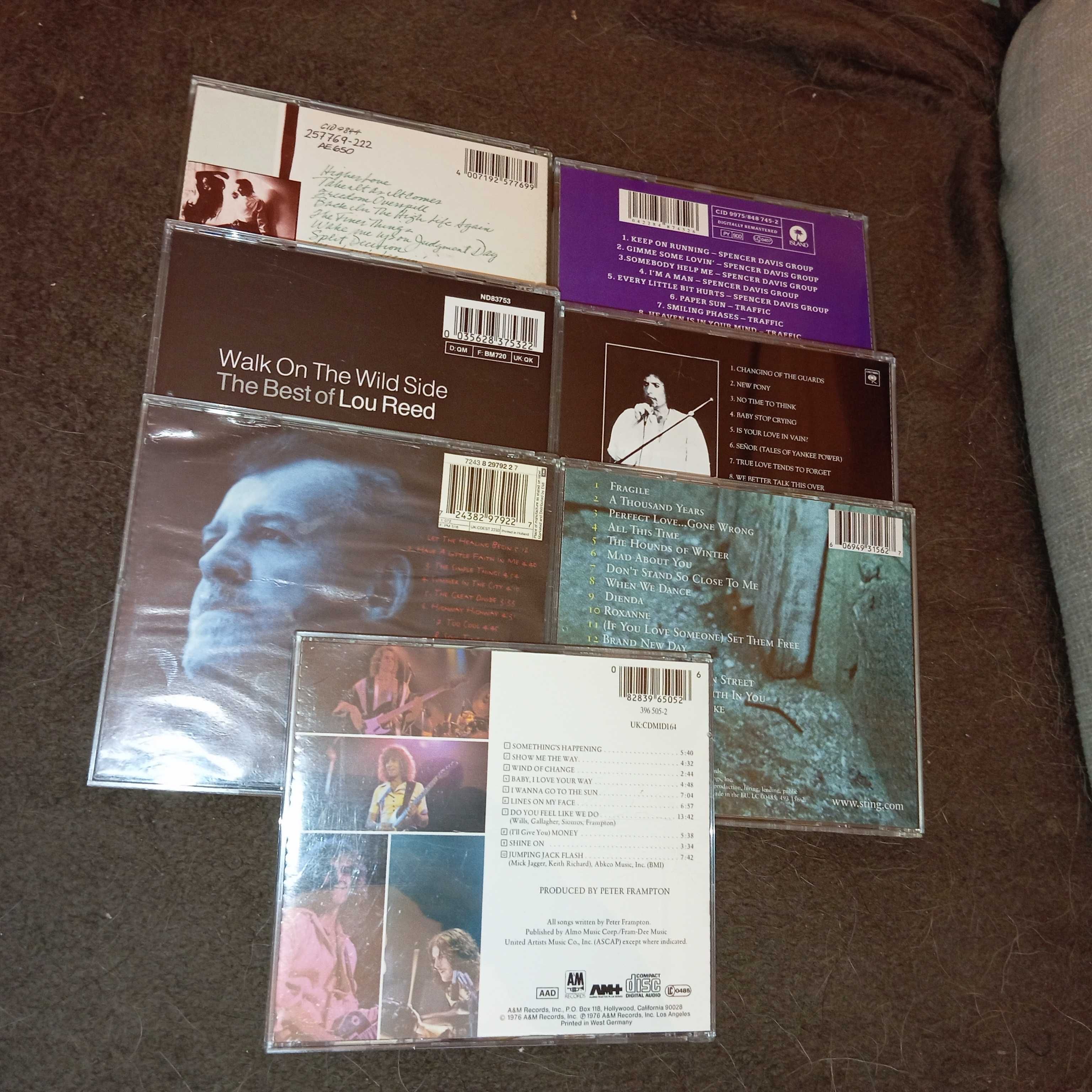 CD- Steve Winwood; Bob Dylan; Lou Reed; Joe Cocker; Sting; P. Frampton