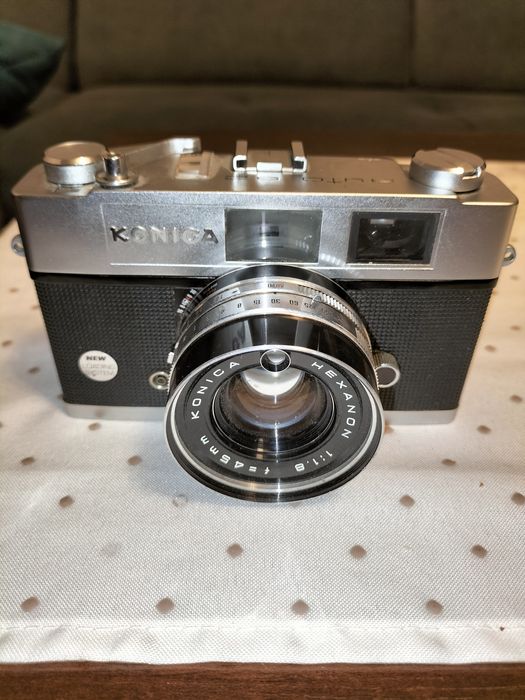 Aparat fotograficzny Konica Auto S2 Hexanon 1.8 45mm