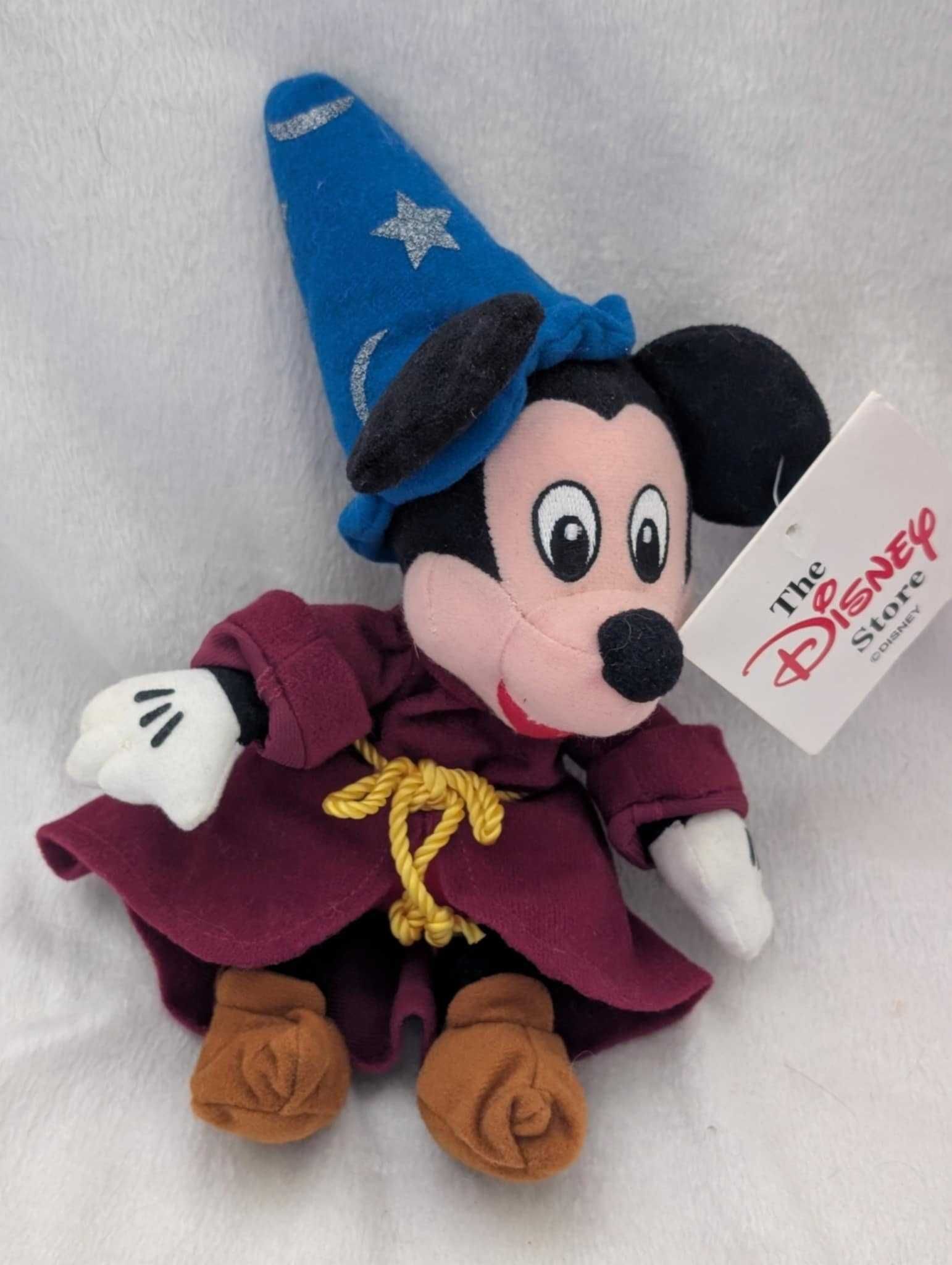 Disney Store Czarodziej Myszka Mickey Mouse Maskotka Księżyc Gwiazdy