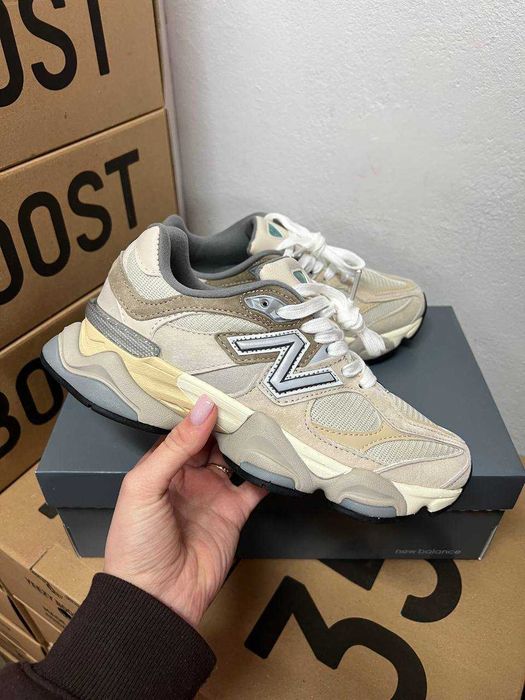 Кроссовки New Balance 9060 sea salt / Нью Беленс 9060 бежевые 37 38 39