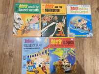 5 livros Asterix em ingles