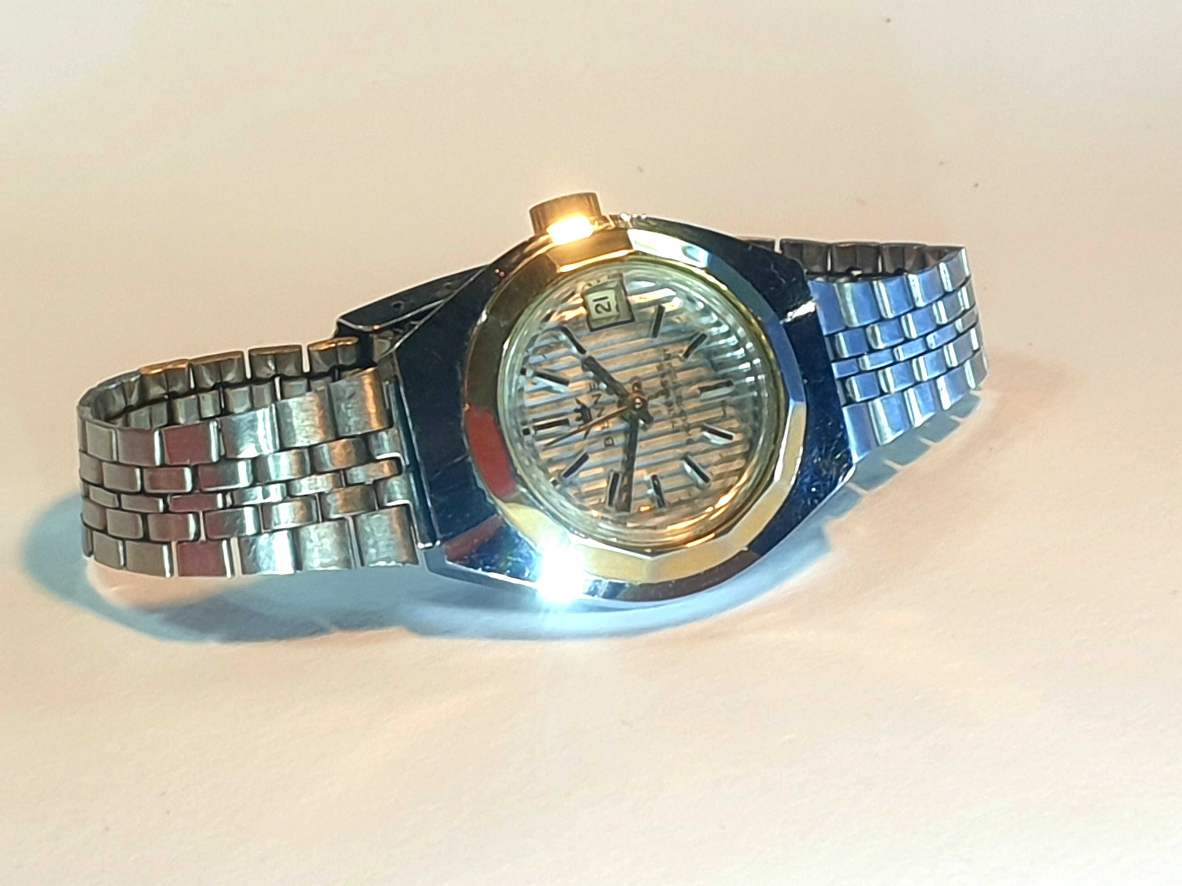 Damski zegarek mechaniczny BIENNE 17 jewels SWISS vintage