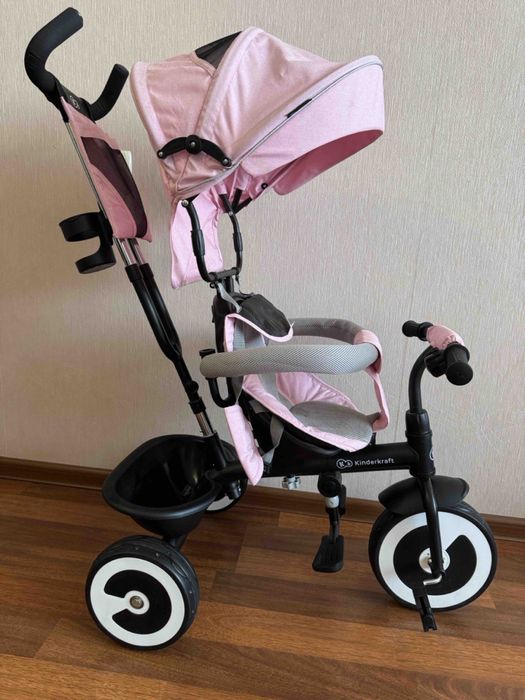 Триколісний велосипед Kinderkraft Aston Pink