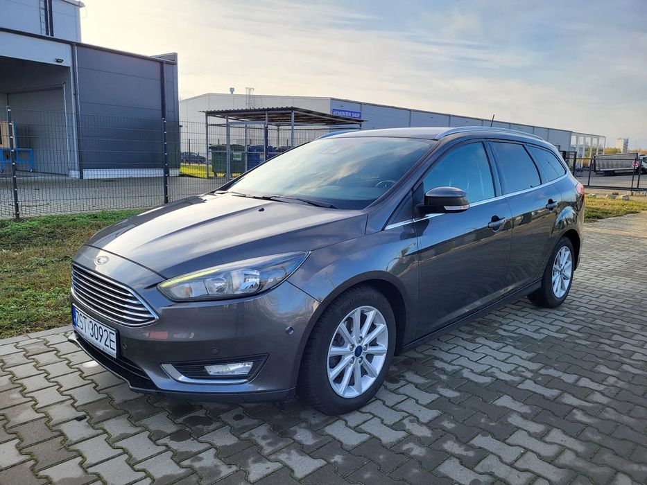 Ford Focus 2017r # TITANIUM # 1,5 TDCi 120KM # Bezwypadkowy
