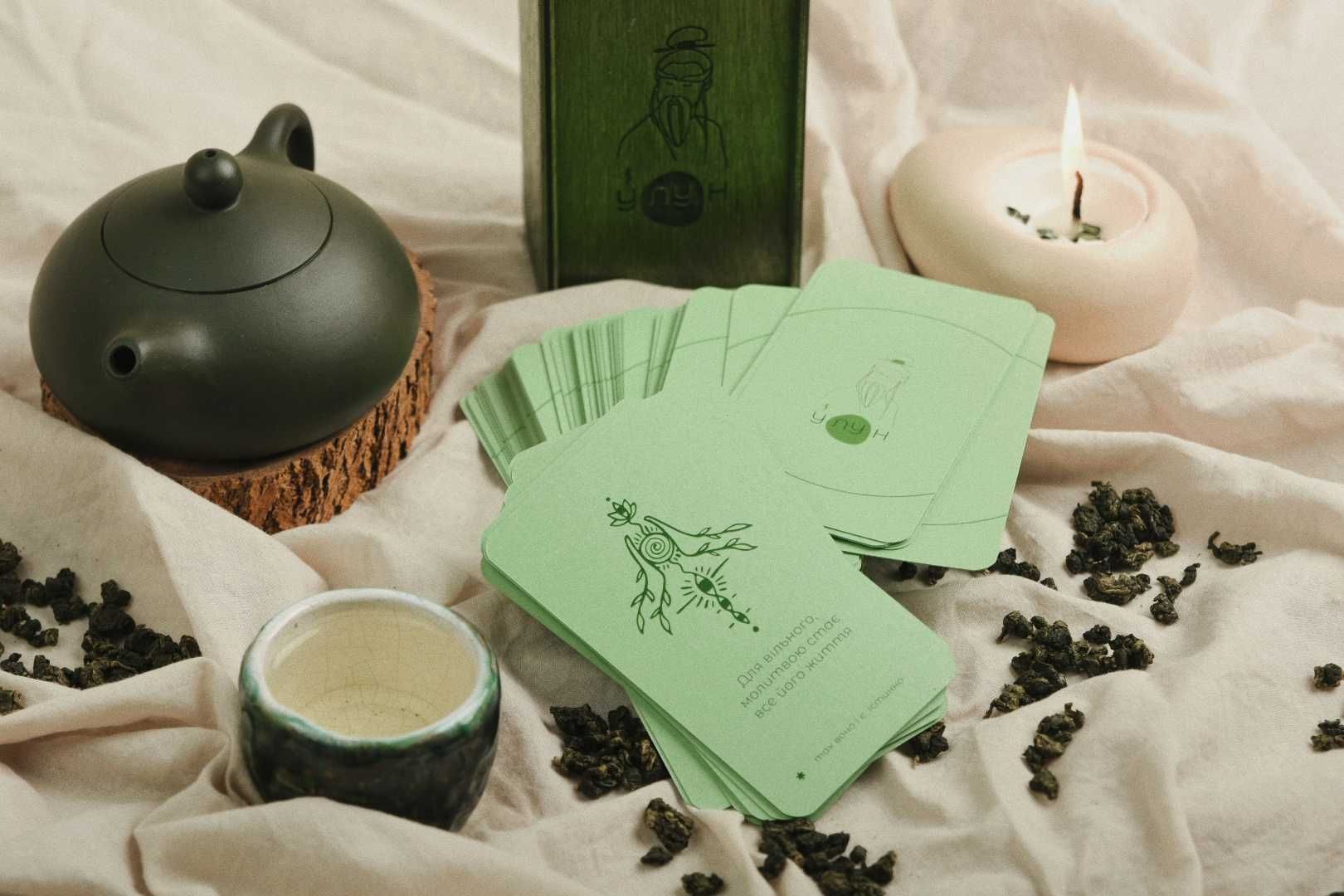 Метафоричні Карти "Чайний Оракул" для Чайної Церемонії (як карти таро)