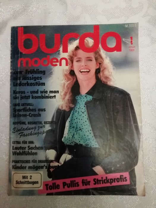 Burda stare wydanie 1/88