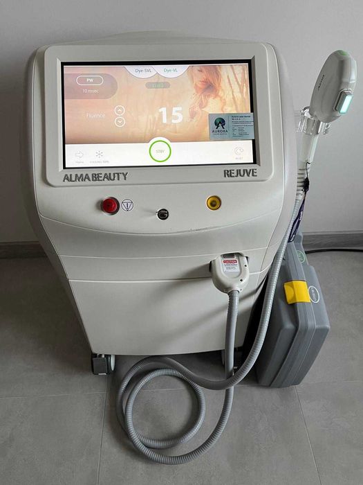 Alma Beauty Rejuve z głowicami Dye-VL i SHR już od 830 PLN za dzień