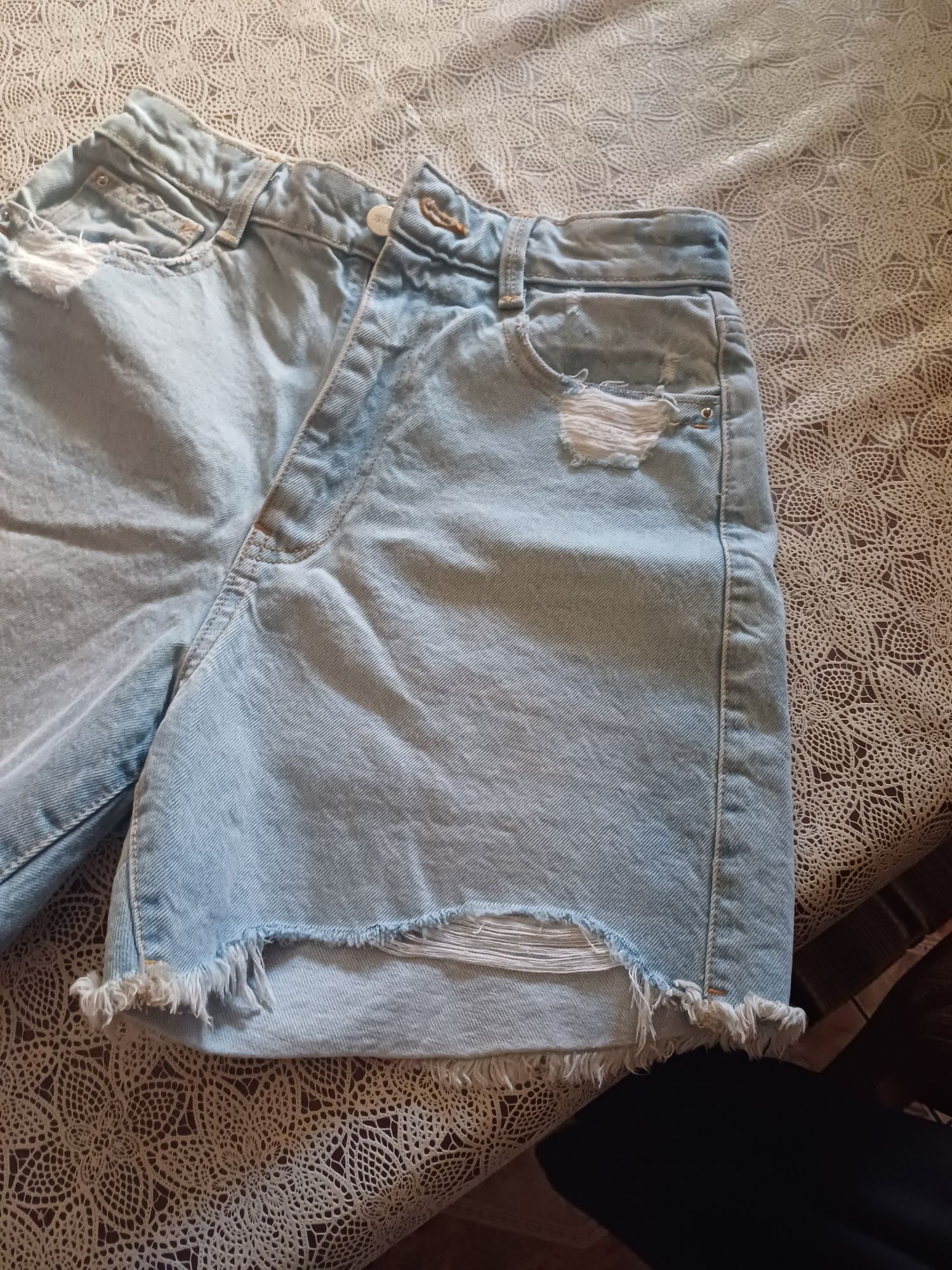 Szorty mom fit zara