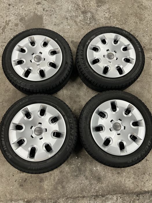 Koła stalowe Audi A1 6Jx15 et29 5x100 zimowe 185/60r15 z kołpakami