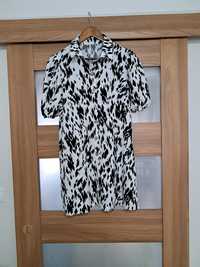 Prześliczna długa koszula krótki rękaw tunika r 38 shein