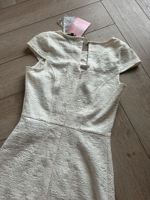 Bershka elegancka sukienka mini koronka S 36 nowa z metką