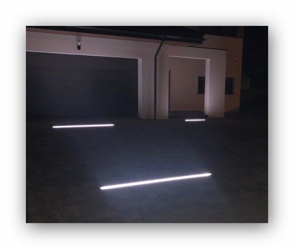 Najazdowa Lampa LED Kostka Podjazd Parking Bruk Mur Ogród Deptak