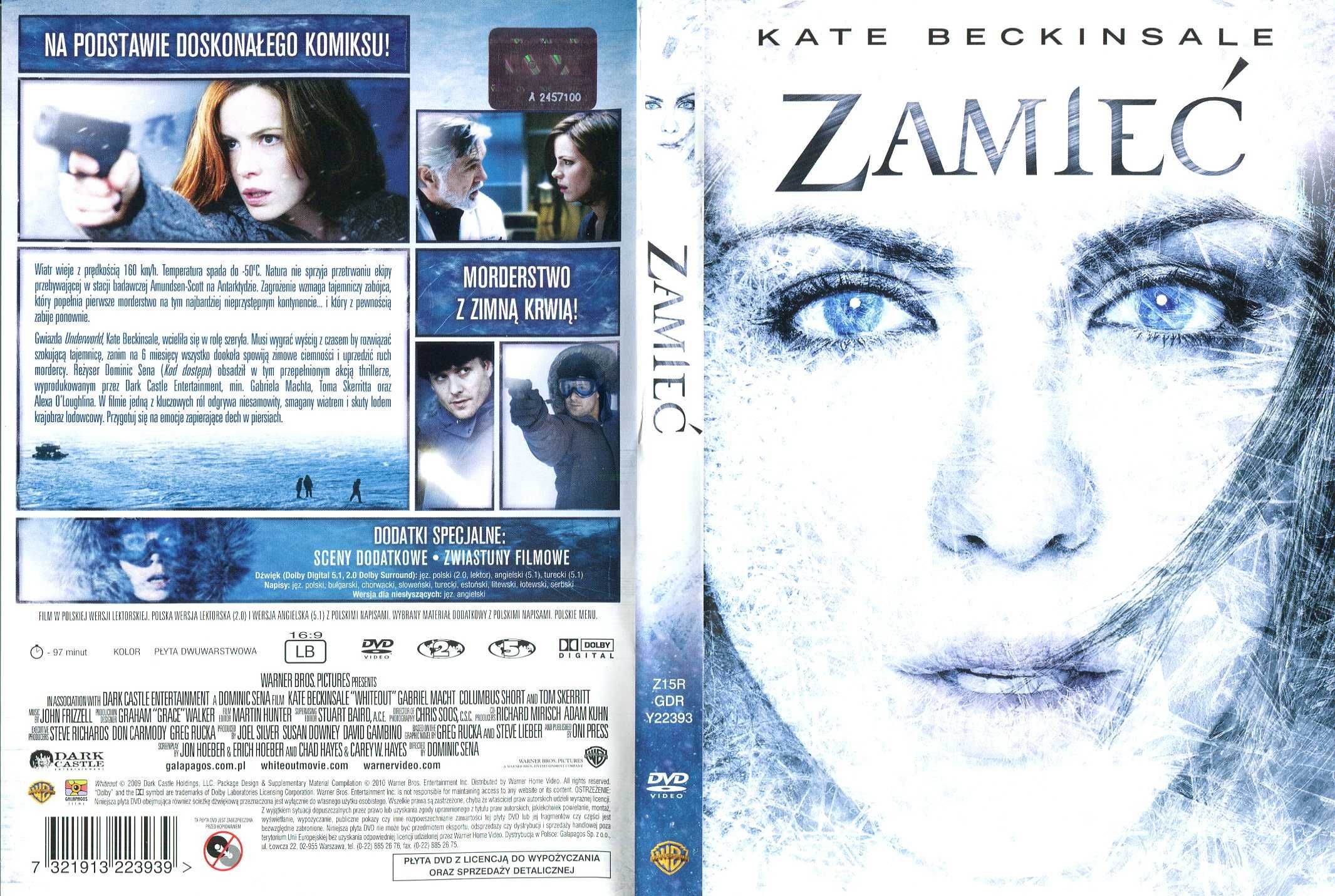 Zamieć płyta dvd