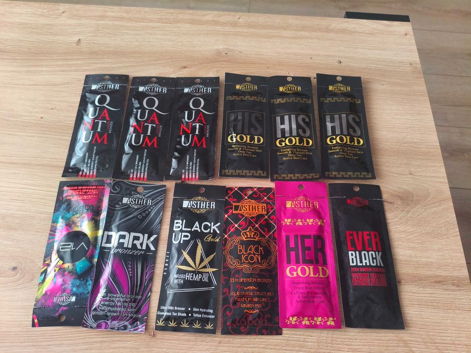 Saszetki na solarium