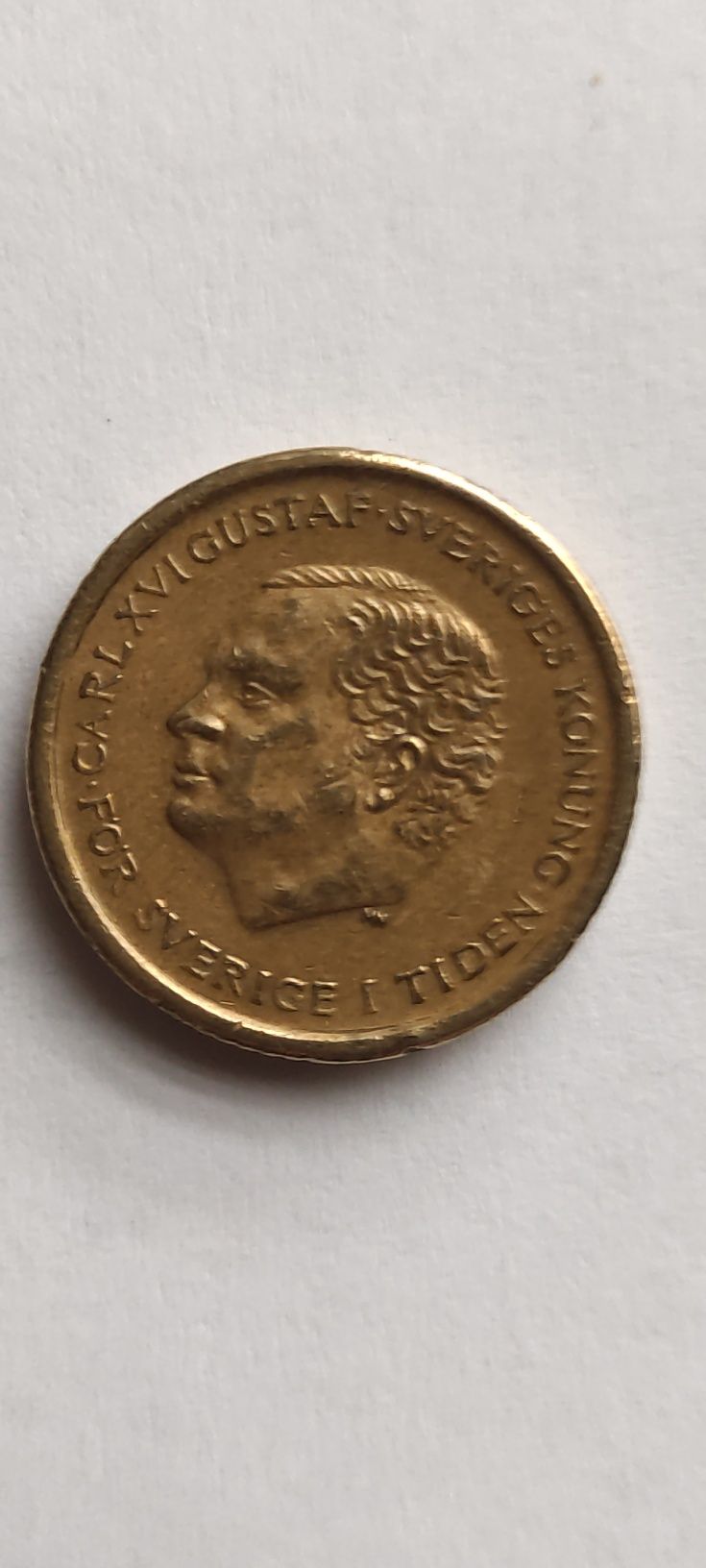 Moneta, Szwecja, Carl XVI Gustaf, 10 Kronor, 1991