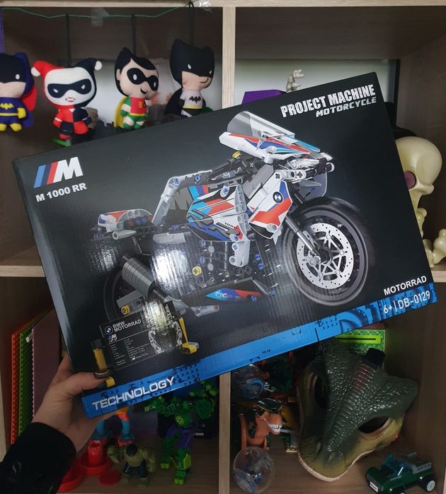 Nowy zestaw klocki motocykl Bmw M 1000RR 1920 elementów motor MotoGp