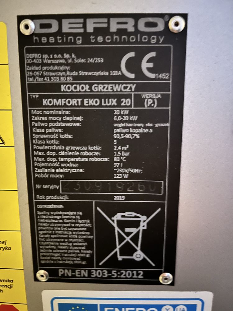 Defro Komfort Eko Lux 20